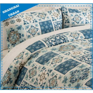 Vintage Floral Impreso Poliéster Duvet Cover Set